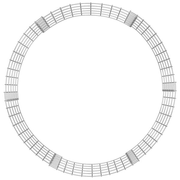 vidaXL Z&aacute;hradn&yacute; kompost&eacute;r &Oslash;100x50 cm pozinkovan&aacute; oceľ