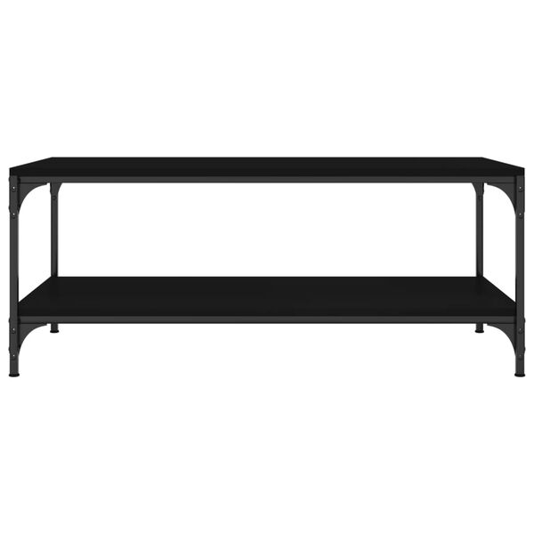 vidaXL Konferenčn&yacute; stol&iacute;k čierny 80x50x40 cm spracovan&eacute; drevo