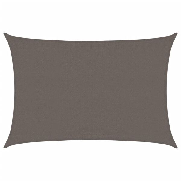 vidaXL Tieniaca plachta 160 g/m² antracitová 3,5x5 m HDPE