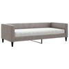 vidaXL Denn&aacute; posteľ s matracom sivohned&aacute; 90x200 cm l&aacute;tka