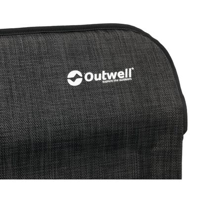 Outwell Skladacie kreslo Ontario čierne a sivé