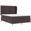 vidaXL Boxspring posteľ s matracom tmavo&scaron;ed&aacute; 90x190 cm Tmavo hned&aacute;