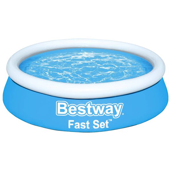 Bestway Fast Set Nafukovac&iacute; baz&eacute;n okr&uacute;hly 183x51 cm modr&yacute;