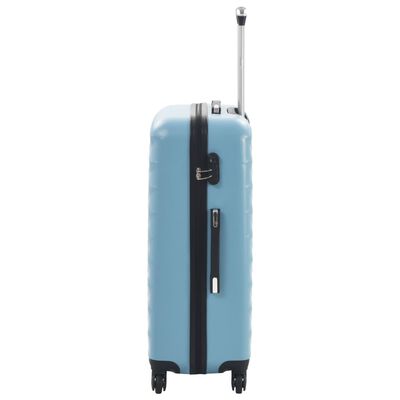 vidaXL Súprava 3 cestovných kufrov s tvrdým krytom modrá ABS
