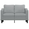 vidaXL 2-miestna pohovka, svetlosiv&aacute; 120 cm, l&aacute;tka