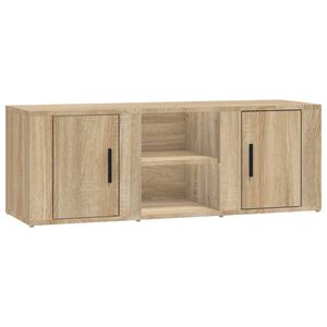 vidaXL TV skrinka dub sonoma 100x31,5x35 cm spracovan&eacute; drevo