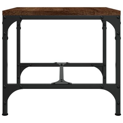 vidaXL Príručný stolík hnedý dub 40x40x35 cm spracované drevo