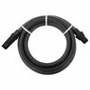 vidaXL Ods&aacute;vacia hadica s PVC spojkami, čierna 1" 4 m, PVC