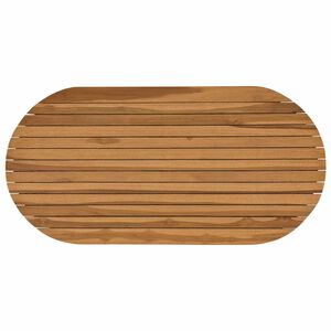 vidaXL Vrchn&aacute; doska 100 x 50 x 3,5 cm Ov&aacute;lny Hust&eacute; teakov&eacute; drevo