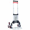 vidaXL Skladac&iacute; schodiskov&yacute; voz&iacute;k strieborn&yacute; hlin&iacute;kov&yacute; 70 kg