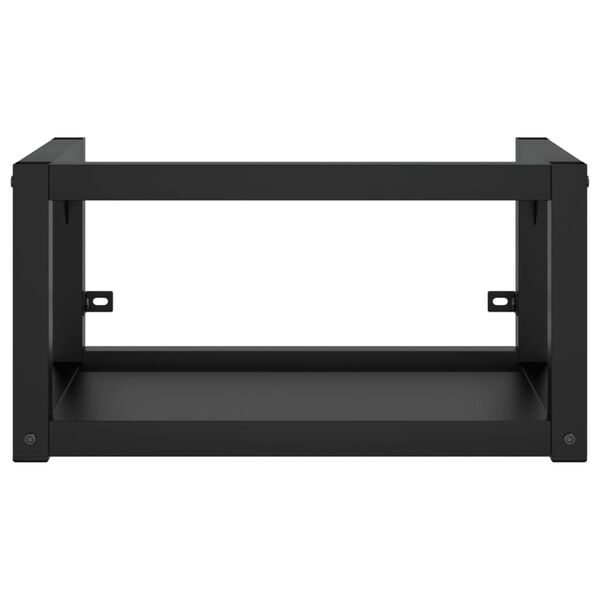 vidaXL N&aacute;stenn&yacute; r&aacute;m na um&yacute;vadlo čierny 59x38x31 cm železo