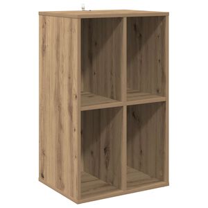vidaXL Skrinka na gramof&oacute;nov&eacute; platne Dub artisan 44,5 x 36,5 x 74,5 cm