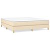 vidaXL Posteľn&yacute; r&aacute;m s boxspringomkr&eacute;mov&aacute; 160x200 cm l&aacute;tka