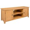 vidaXL TV skrinka 110x35x44 cm dubov&yacute; mas&iacute;v