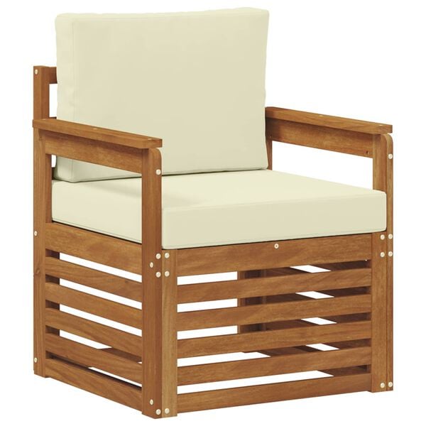 vidaXL Z&aacute;hradn&aacute; s&uacute;prava gaučov Mas&iacute;vne ak&aacute;ciov&eacute; drevo a polyester