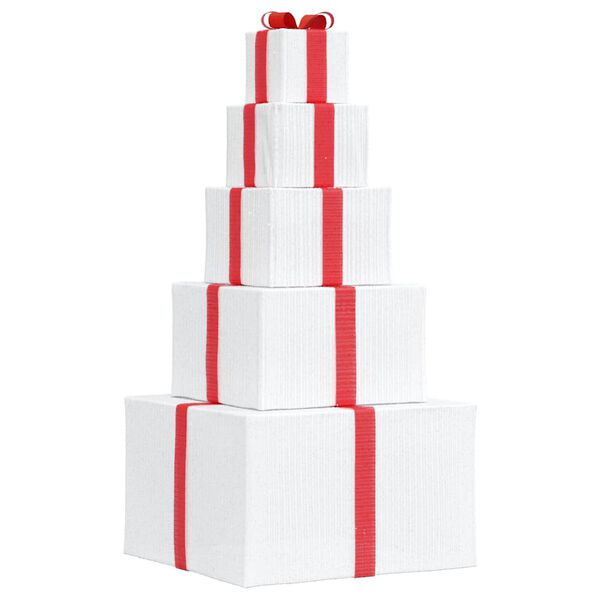 vidaXL Vianočná dekorácia Darčeková krabička 250 LED diód Teplá biela