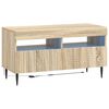 vidaXL LED TV kabinet Dub sonoma Kompozitn&eacute; drevo
