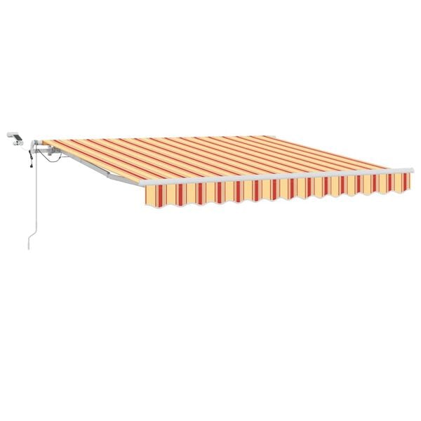 vidaXL Zatemniteľn&aacute; mark&iacute;za Žlt&aacute; a oranžov&aacute; 300 x 250 cm