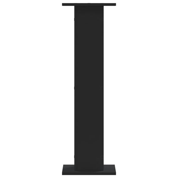 vidaXL Stojany na rastliny 2 ks čierne 30x30x95 cm kompozitn&eacute; drevo