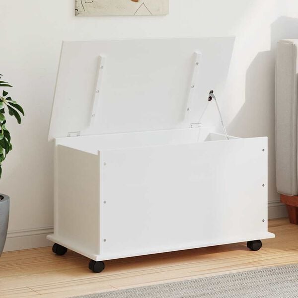 vidaXL Zásuvková skrinka s kolieskami ALTA biela 73x39,5x43cm borovica