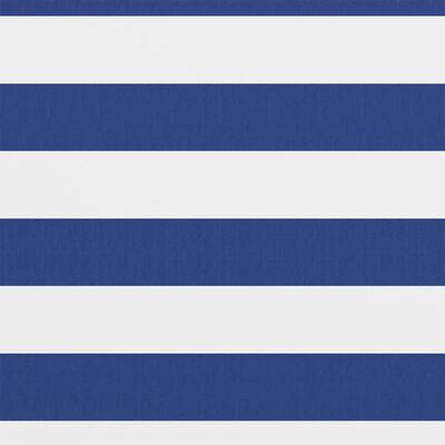 vidaXL Balkónová markíza, biela a modrá 75x600 cm, oxfordská látka