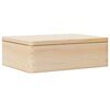 VidaXL Dreven&aacute; krabička s vekom 40x30x13 cm mas&iacute;vna borovica