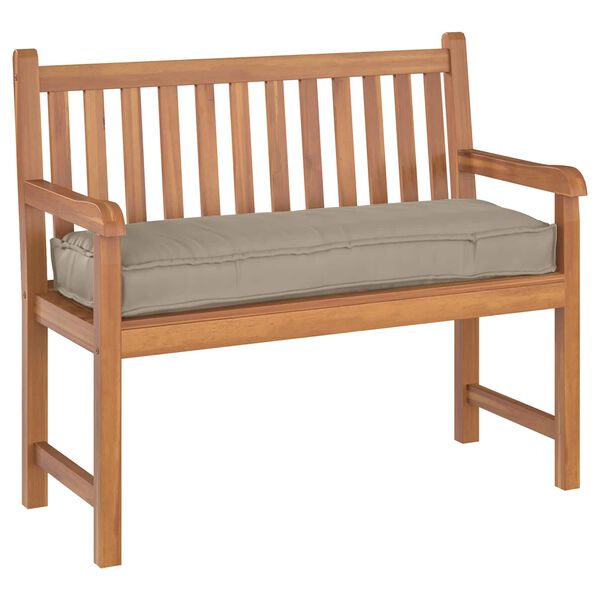 vidaXL Podložka Sivohned&aacute; 120 x 40 x 8 cm Oxfordsk&aacute; l&aacute;tka