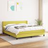 vidaXL Boxspring posteľ s matracom zelen&aacute; 180x200 cm l&aacute;tka