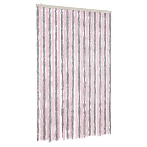 vidaXL Z&aacute;ves proti hmyzu striebornosiv&yacute; a ružov&yacute; 118x220 cm ženilka