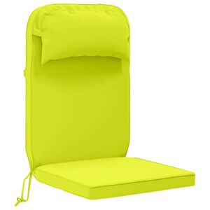 vidaXL Vank&uacute;&scaron; na slnečn&eacute; ležadlo 100% polyester Žiariv&aacute; zelen&aacute;