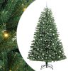 vidaXL Umel&yacute; Skl&aacute;pac&iacute; Vianočn&yacute; Stromček Zelen&aacute; 240 cm PVC a kov