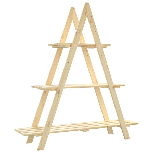 vidaXL Stojan na víno 101x23x110 cm masívna borovica