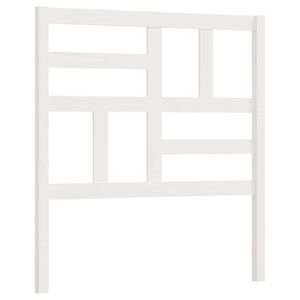 vidaXL Čelo postele biele 106x4x104 cm mas&iacute;vna borovica
