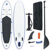 vidaXL Stand up paddleboard SUP, nafukovací, modro biely