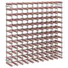 vidaXL Stojan na v&iacute;no na 120 flia&scaron; hned&yacute; mas&iacute;vna borovica