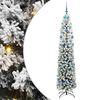 vidaXL Umel&yacute; vianočn&yacute; stromček Zelen&aacute; 210 cm PVC, oceľ a plast
