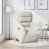 vidaXL Zdvíhacie a sklápacie kreslo krémové zamatové