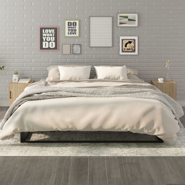 vidaXL Nočn&eacute; stol&iacute;ky 2 ks dub sonoma spracovan&eacute; drevo