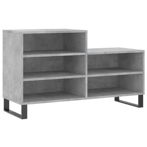 vidaXL Botn&iacute;k bet&oacute;novo siv&yacute; 102x36x60 cm spracovan&eacute; drevo