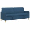 vidaXL Sofa s &uacute;ložn&yacute;m priestorom Modr&aacute; 192 x 78 x 87 cm Polyester