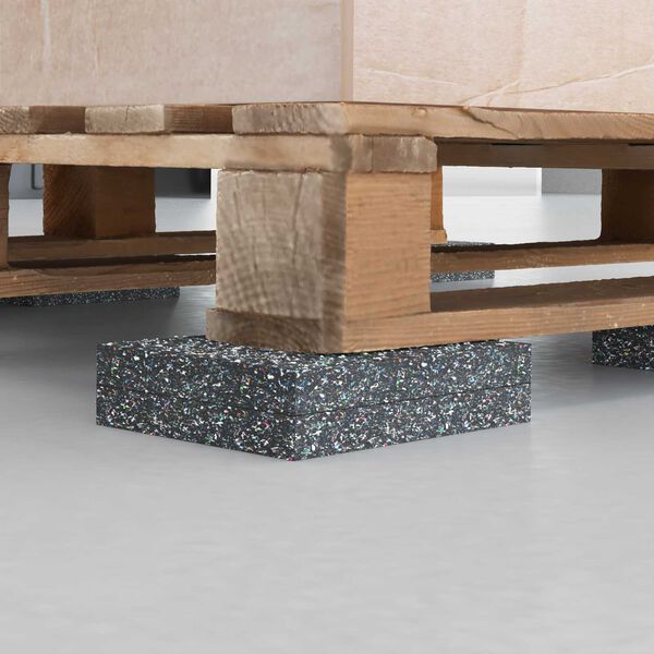 vidaXL Gumen&aacute; valec Čierna Guma