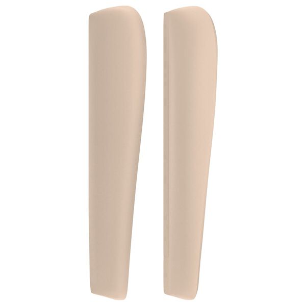 vidaXL Čelo postele so z&aacute;hybmi kapuč&iacute;nov&eacute; 103x23x118/128 cm umel&aacute; koža