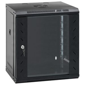 vidaXL 12U N&aacute;stenn&aacute; serverov&aacute; skriňa 19" IP20 53x40x60 cm