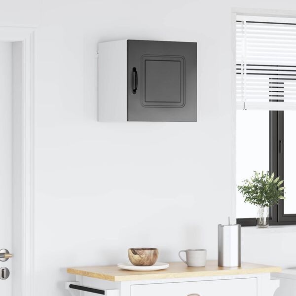 vidaXL Kuchynsk&aacute; skriňa Kalmar Čierna 40 x 31 x 40 cm Kompozitn&eacute; drevo