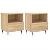 vidaXL Nočn&eacute; stol&iacute;ky 2 ks dub sonoma 40x35x47,5 cm kompozitn&eacute; drevo