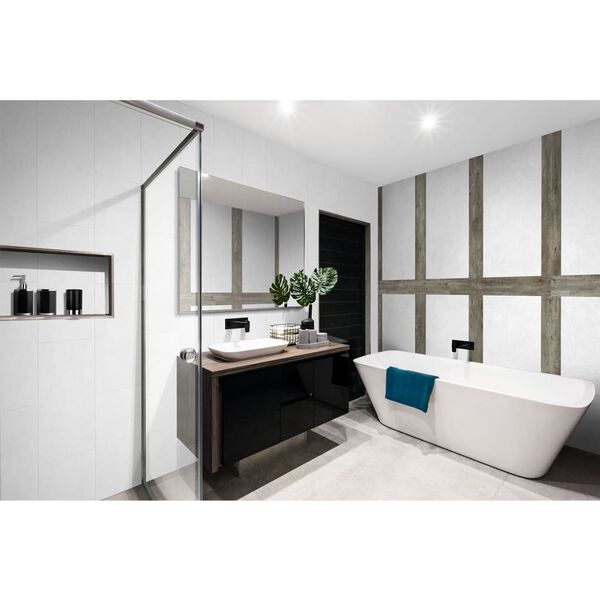 Grosfillex N&aacute;stenn&aacute; obkladov&aacute; dlaždica Gx Wall+ 11ks kameň 30x60cm biela