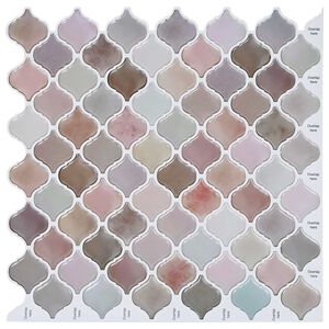 vidaXL Dlažba Lanturn 50 pcs B&eacute;žov&aacute; 27 x 27 cm Polyuret&aacute;n a PET
