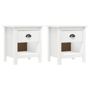 vidaXL Nočn&eacute; stol&iacute;ky Hill 2 ks 46x35x49,5 cm, borovicov&yacute; mas&iacute;v