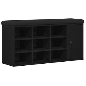 vidaXL &Uacute;ložn&aacute; lavička Čierny dub 102 x 32 x 50 cm Kompozitn&eacute; drevo