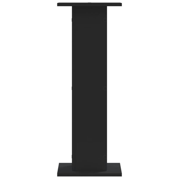 vidaXL Stojany na reproduktor 2 ks čierne 30x30x80 cm kompozitné drevo